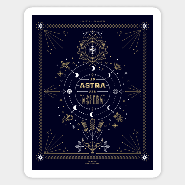 Ad Astra Sticker by CatCoq